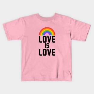 Rainbow Love Kids T-Shirt